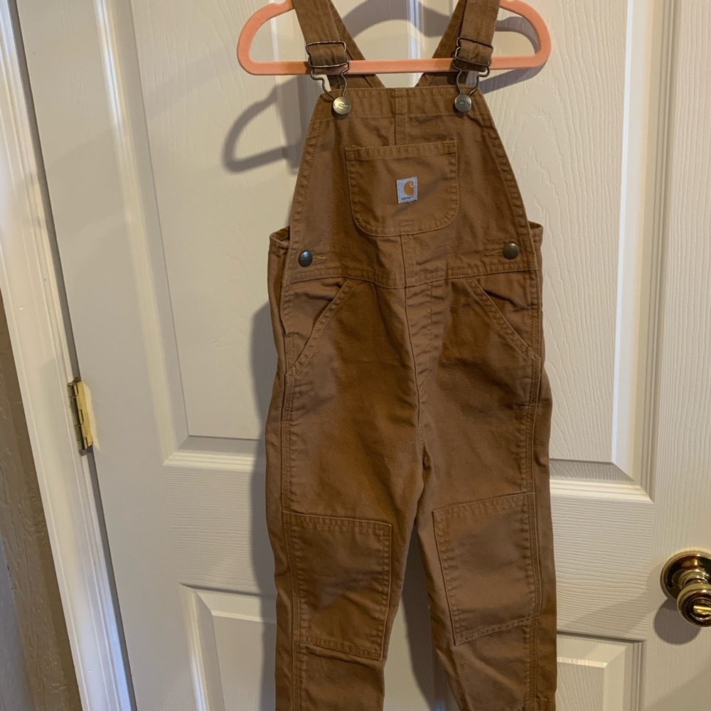 Carhartt Tan Cotton Overalls